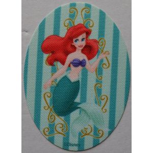 Princesse Ariel La Petite Sirene Ecusson Patch Thermocollant Ovale 2022 Princesses Disney B - - Occasion