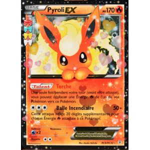 Carte Pokémon Rc6 Pyroli-Ex 170 Pv - Ultra Rare Rayonnement Neuf Fr - Occasion