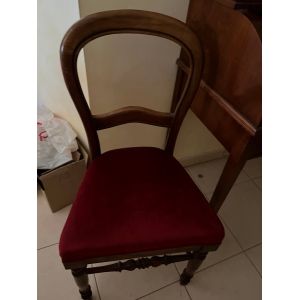 Fauteuil Voltaire Rouge - Occasion