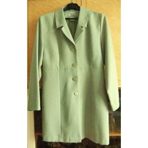 Veste Longue Style Redingote Taille 40 Vert Amande Ici Et Maintenant - Occasion
