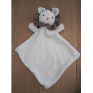 Doudou Lion Blanc Marron Sergent Major - Occasion