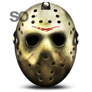 Masque Véritable Jason Voorhees Vendredi 13 Freddy Hockey Airsoft Deguisement Halloween - Occasion