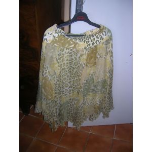 Ensemble Quatre Vingt Jours Jupe Doublée Taille Élastique Et Tunique 100% Polyamide. - Occasion