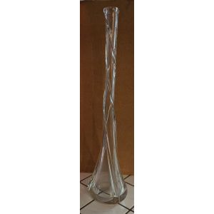Grand Soliflore en verre torsadé - Occasion