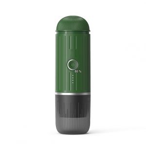 PSME2218C Machine &agrave; caf&eacute; mobile 100 W 2 en 1 &ndash; capsule + poudre de caf&eacute; chauff&eacute;e &agrave; 88-92 &deg;C, extraction sans fil, autonomie de 150 tasses, batterie 7500 mAh - Occasion