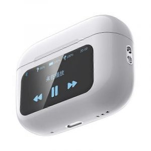 A9 Pro Smart LCD Écouteurs à écran tactile couleur avec casque Bluetooth à suppression active du bruit ANC + ENC - Occasion