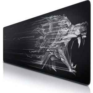 Tapis de Souris Gaming XXL 1200x400mm Tapis de Table Surdimensionné Extra Grand XXXL ¿ pour précision et rapidité - pour Souris et Clavier Roccat Razer Logitech - Noir.[G650] - Occasion