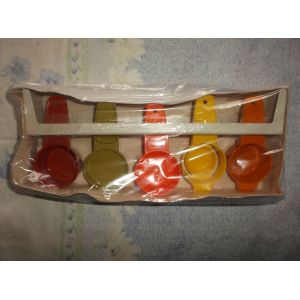 Lot D'ustensiles De Cuisine Vintage - *** Kit De 5 Cuill&egrave;res *** - "Tupperware - Occasion