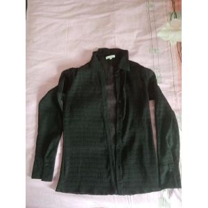 Chemisier Noir Transparent Emma Pernelle 38 Très Bon État - Occasion