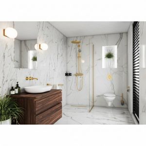Grohe Euphoria System 310 Colonne de douche avec thermostatique pour montage mural, Cool Sunrise bross&eacute; (26075GN0) - Occasion
