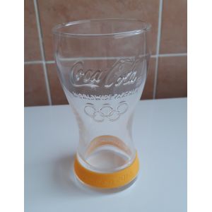 Verre Coca Cola Mcdonald's Avec Bracelet Jaune - Occasion