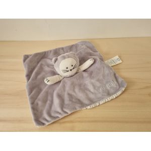 Doudou Chat Gris Blanc Obaibi - Occasion