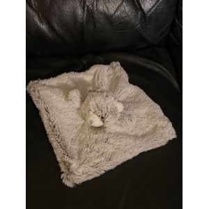 Doudou Ours Plat Marron Chiné Flocon Baby Nat - Occasion