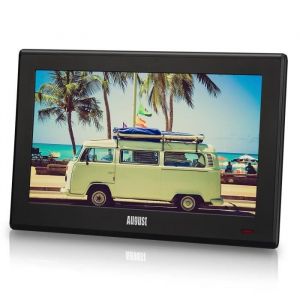 August DA100D - Téléviseur Portable 10(25,4cm) TNT HD DVBT & DVB-T2 (MPEG4 H.264/H.265) - Télévision Écran - Occasion