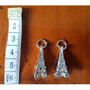 Lot De 2 Petites "Tour Eiffel" Avec Des Petits Brillants - Occasion