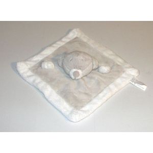 Doudou Ours La Galleria Doudou Plat Beige Blanc - Occasion