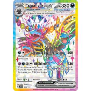 Carte Pokémon Trioxhydre Ex Téracristal Pv 330 223 / 191 Ultra Rare Full Art Etincelles Déferlantes Ev08 - Occasion