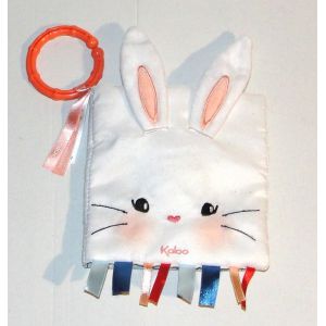 doudou livre lapin d&#39;éveil anneau miroir kaloo - Occasion