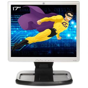 Ecran PC 17" HP L1740 HSTND-2121-F 374166-201 396638-001 LCD VGA DVI USB 5:4 - Occasion