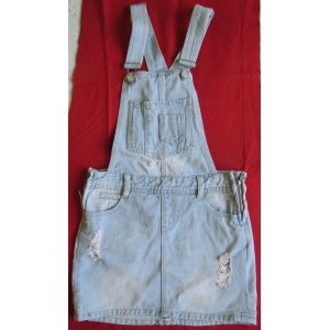 Salopette Jupe Jean Jennyfer T.34 Bleu - Occasion