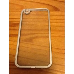 Etui coque housseiphone 6 bumper alu + vitre pc gris dreamshop75&reg; - Occasion