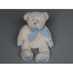 Doudou Ours Peluche Blanc Bleu Doudou Et Compagnie - Occasion
