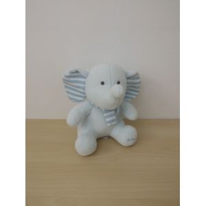 Doudou Peluche Éléphant Bleu Luminou - Occasion