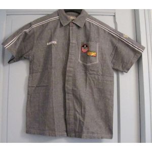 Chemise Grise Manches Courtes, Taille 12 Ans, Marque Best Way, 100% Coton - Occasion