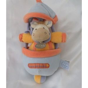 Doudou Peluche Ane Bleu Violet Orange Graine De Doudou Musical Doudou Et Compagnie - Occasion