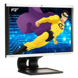 Ecran 19" HP LA1905wg HSTND-2701-A NM360A VGA DVI Displayport USB 16:10 - Occasion