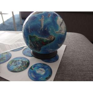 Puzzle 3d Ravensburger Mappemonde 72 Pièces - Occasion