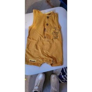 Combishort B&eacute;b&eacute; Winnie L'ourson Disney 6 Mois - Occasion