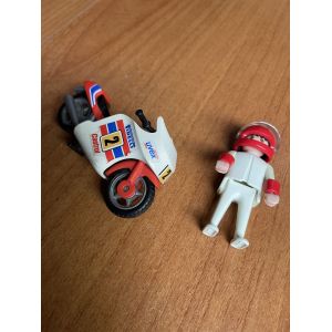 Playmobil moto et figurine vintage - Occasion