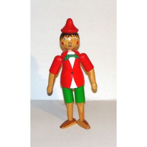 Figurine Pinocchio En Bois Articulé 30 Cm - Occasion