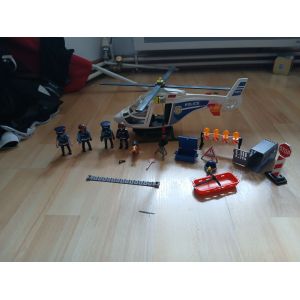 Playmobil hélicoptère police - Occasion
