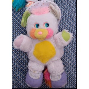 Vintage Popples blanc b&eacute;b&eacute; peluche doudou - Occasion