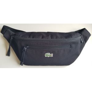 Sac Banane Lacoste Vintage Noir Authentique Unisexe - Occasion