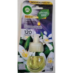 Recharge electrique de parfum aux huiles essentielles Fleur d'Oranger & nuit &eacute;toil&eacute;e Air Wick - Occasion