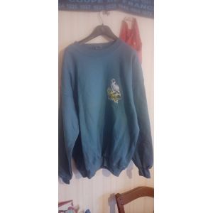Sweat Bleu De Chasse Palombe Taille Xxl Neuf - Occasion