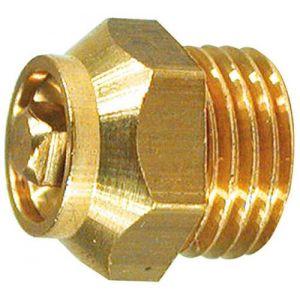Radiateur accessoire - Purgeur de radiateur à clé mâle - 5/10 - Carré de 4 mm - Occasion