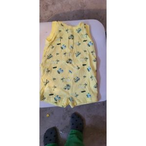 Combishort B&eacute;b&eacute; 62 Cm - 3 Mois In Extenso - Occasion