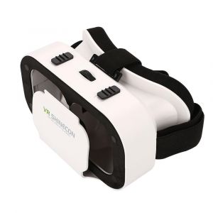 VR SHINECON réalité virtuelle Home cinéma VR jeux VR film lunettes plein écran 120 ° grand angle VR casque WHITE - Occasion