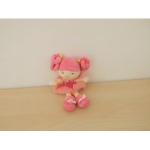 Doudou Poupée Fille Danseuse Rose Doudou Et Compagnie - Occasion