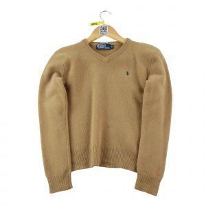 Reconditionn&eacute; - Pull Femme En Laine Beige - Taille S - Femme - Beige - Occasion