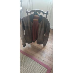 Blouson Cuir Vintage Ann&eacute;es 50 - Occasion