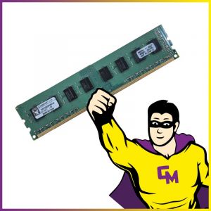 4Go RAM DDR3 Kingston KRV1333D3N9K2/4G DIMM PC3‑10600 1333 Mhz 1.5v M&eacute;moire PC - Occasion