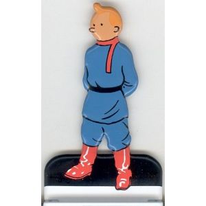 Figurine M&eacute;tal Tintin Au Pays Des Soviets. Archives Tintin. - Occasion