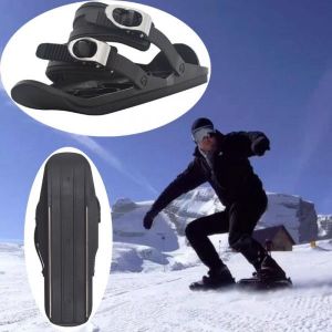 Une Paire De Chaussures De Ski De Plein Air Pour Mini-Planche De Skitaille One Size Black - Occasion
