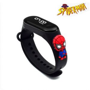 Montre Bracelet Spiderman Lcd Noire - Occasion