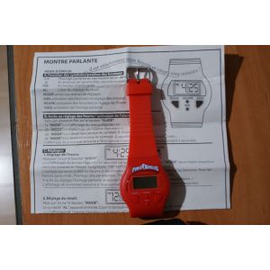 Montre Power Rangers Parlante - Couleur Rouge - Jamais Utilisée - Editions Atlas - Occasion